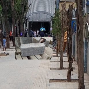 深圳市三溪市政施工隊建筑買架空隔熱水泥隔空磚生產基地路面也很漂亮